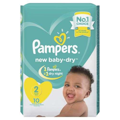 Pampers low count s4(3-6kg)- (8x10)